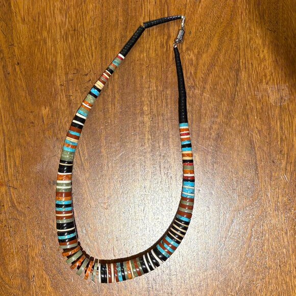 Multicolored Southwestern Necklace - Picture 5 of 7
